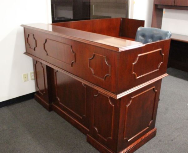 Traditional Receptionist Desk Used Reception Desks A