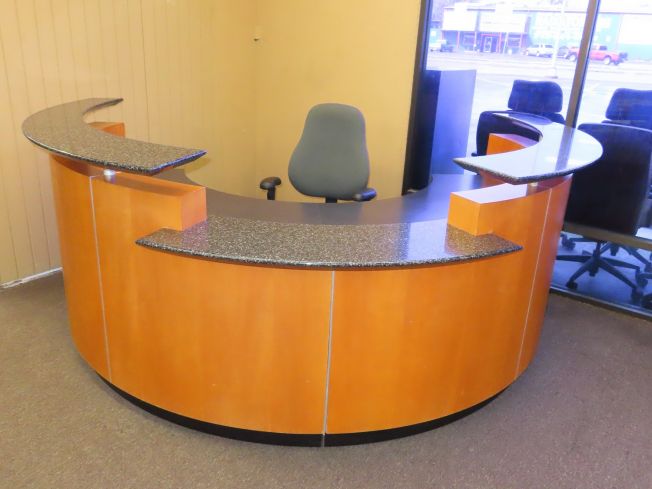 Reception Desks Granite Top Houston Tx Reception Desks A